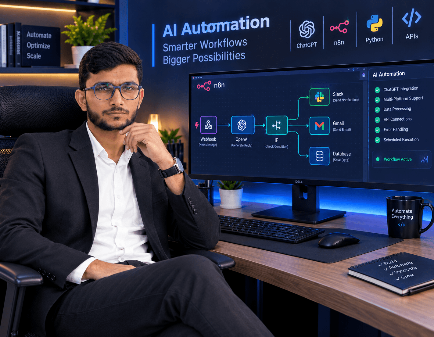 Ali Hussain - n8n AI Automation Architect